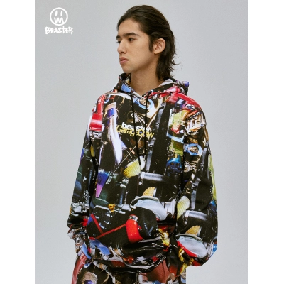  Beaster Man's and Women's hoodie sweatshirt BR L191 Streetwear, B31508A127 02