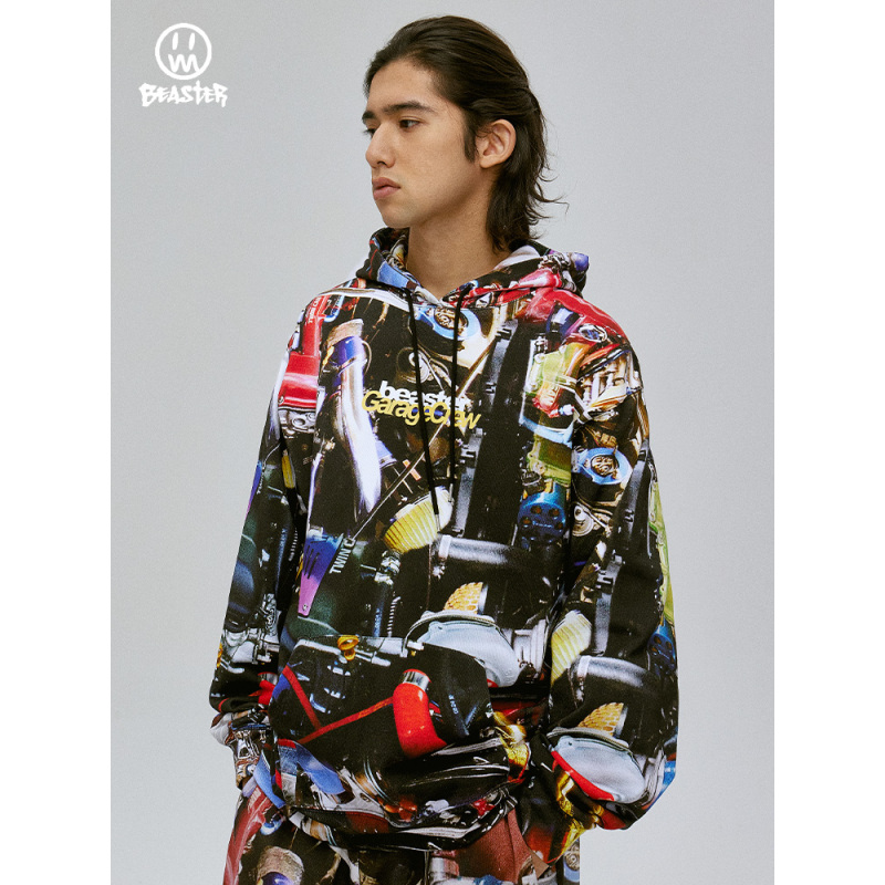 Beaster Man's and Women's hoodie sweatshirt BR L191 Streetwear, B31508A127