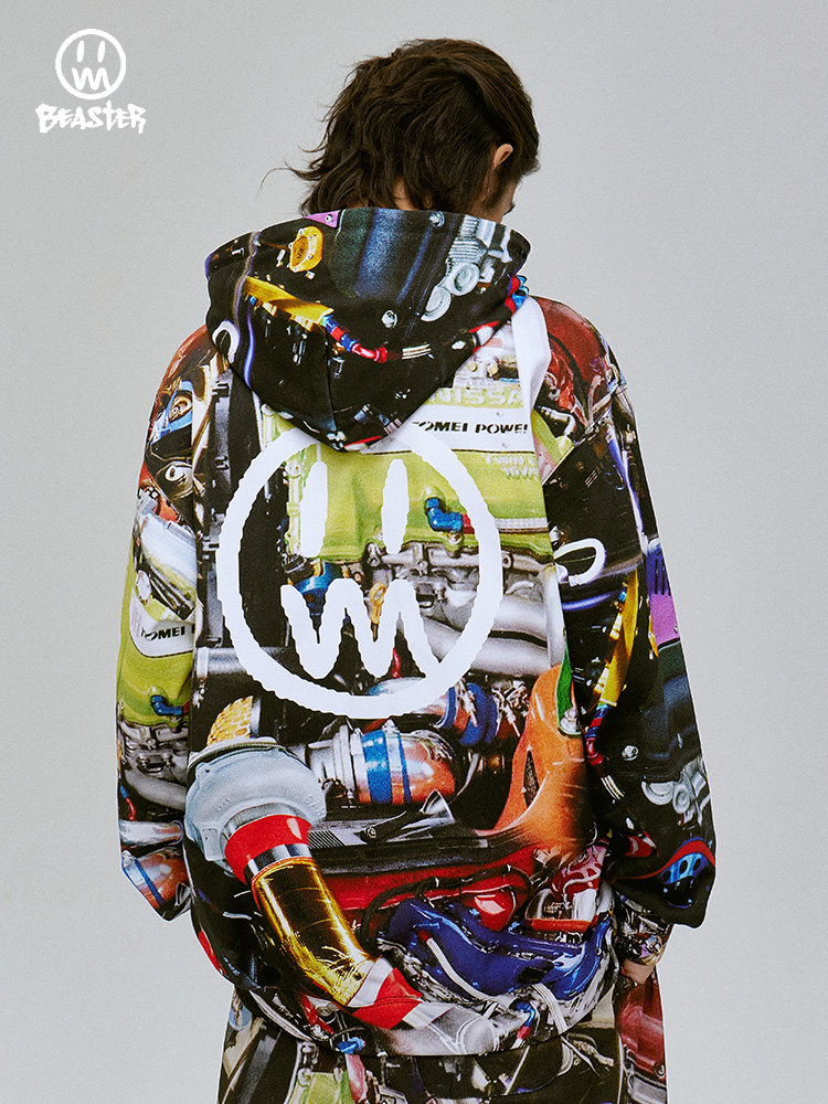 Beaster Man's and Women's hoodie sweatshirt BR L191 Streetwear, B31508A127