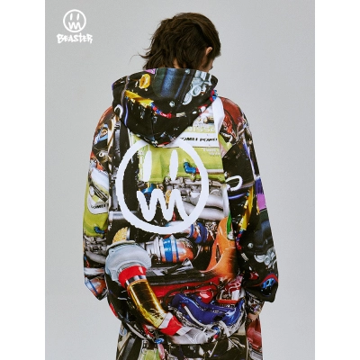  Beaster Man's and Women's hoodie sweatshirt BR L191 Streetwear, B31508A127 01