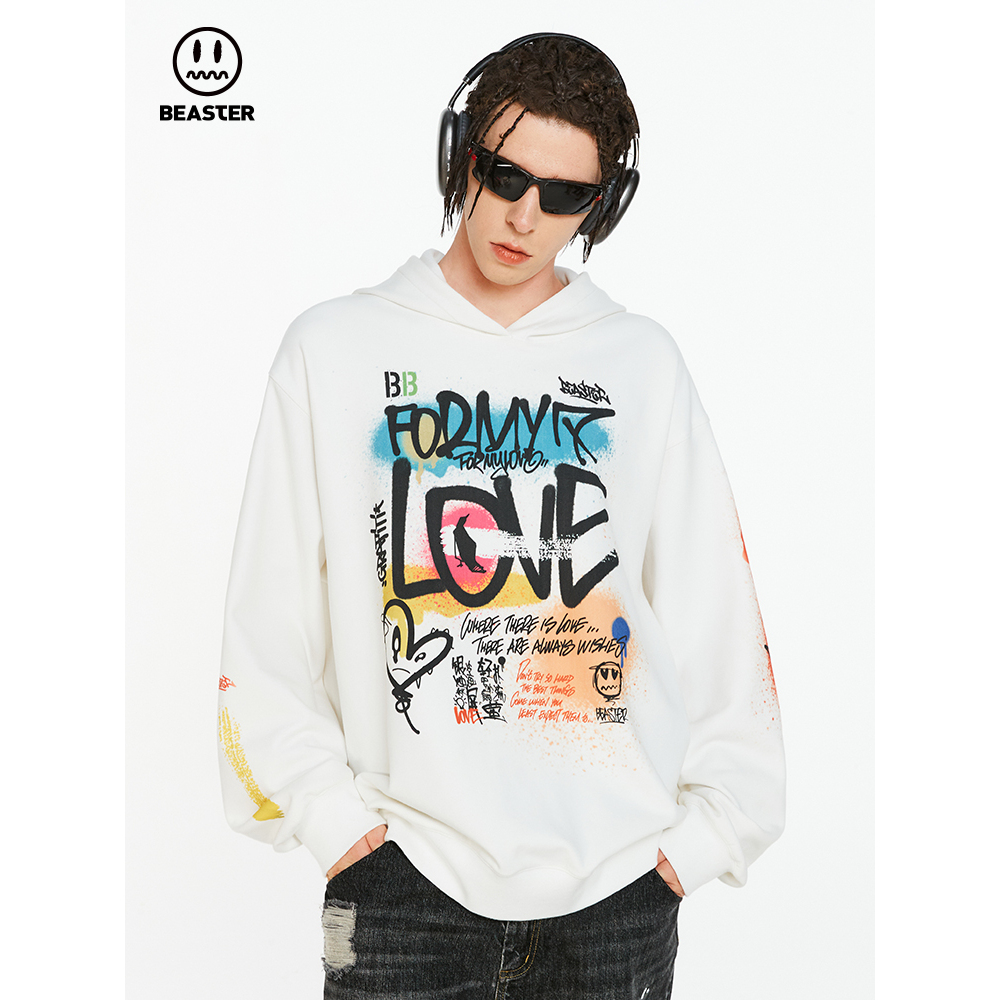  Beaster Man's and Women's hoodie sweatshirt BR L201 Streetwear, B23308F028