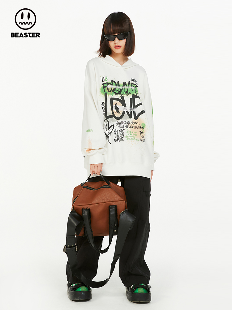 Beaster Man's and Women's hoodie sweatshirt BR L201 Streetwear, B23308F028