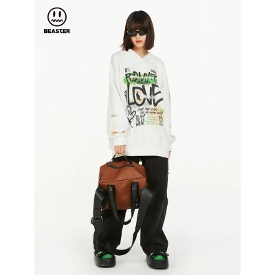  Beaster Man's and Women's hoodie sweatshirt BR L201 Streetwear, B23308F028 02