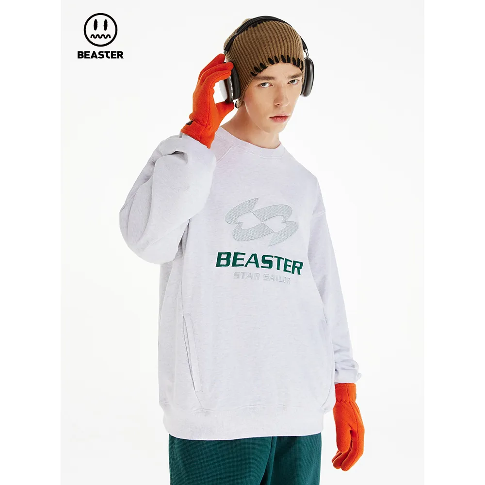 Beaster Man's and Women's Round neck  sweatshirt BR L154 Streetwear, B23308N027