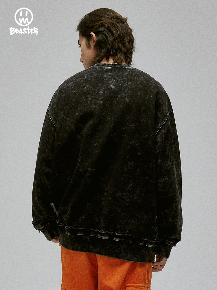 Beaster Man's and Women's Round neck sweatshirt BR L202 Streetwear, B31408U030