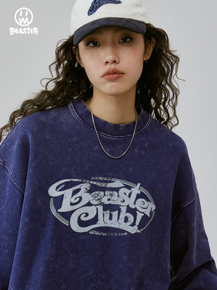 Beaster Man's and Women's Round neck sweatshirt BR L202 Streetwear, B31408U030