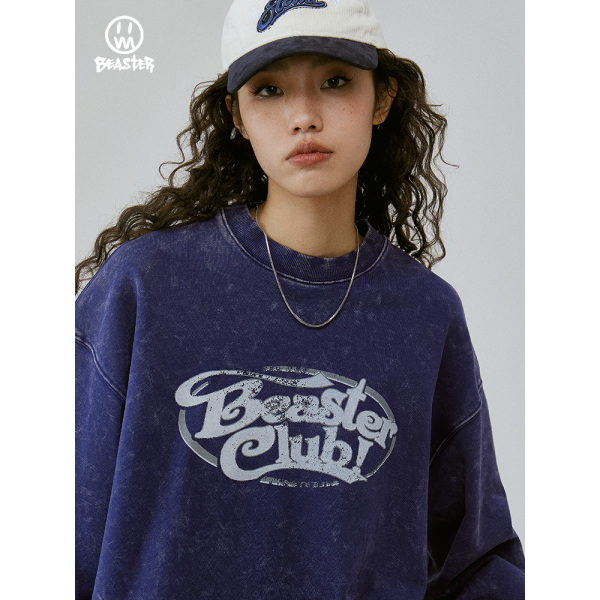 Beaster Man's and Women's Round neck sweatshirt BR L202 Streetwear, B31408U030