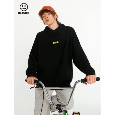  Beaster Man's hoodie sweatshirt BR L164 Streetwear, B24108H007-1 02