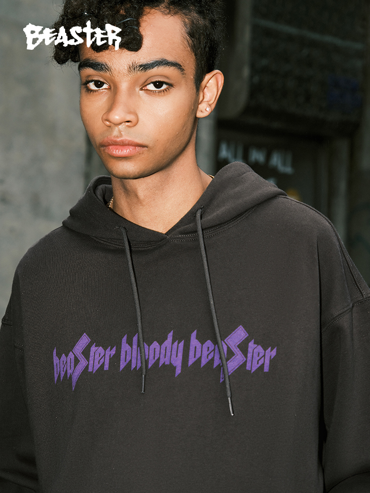 Beaster Man's hoodie sweatshirt BR L204 Streetwear, B34508S248