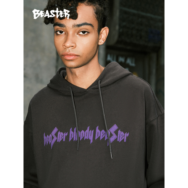 Beaster Man's hoodie sweatshirt BR L204 Streetwear, B34508S248