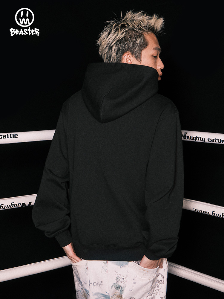 Beaster Man's hoodie sweatshirt BR L215 Streetwear, B31208J004