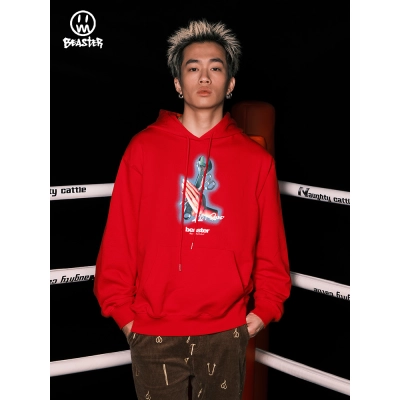 Beaster Man's hoodie sweatshirt BR L215 Streetwear, B31208J004 01
