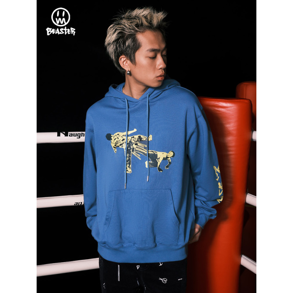 Beaster Man's hoodie sweatshirt BR L216 Streetwear, B31208H204