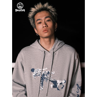 Beaster Man's hoodie sweatshirt BR L216 Streetwear, B31208H204