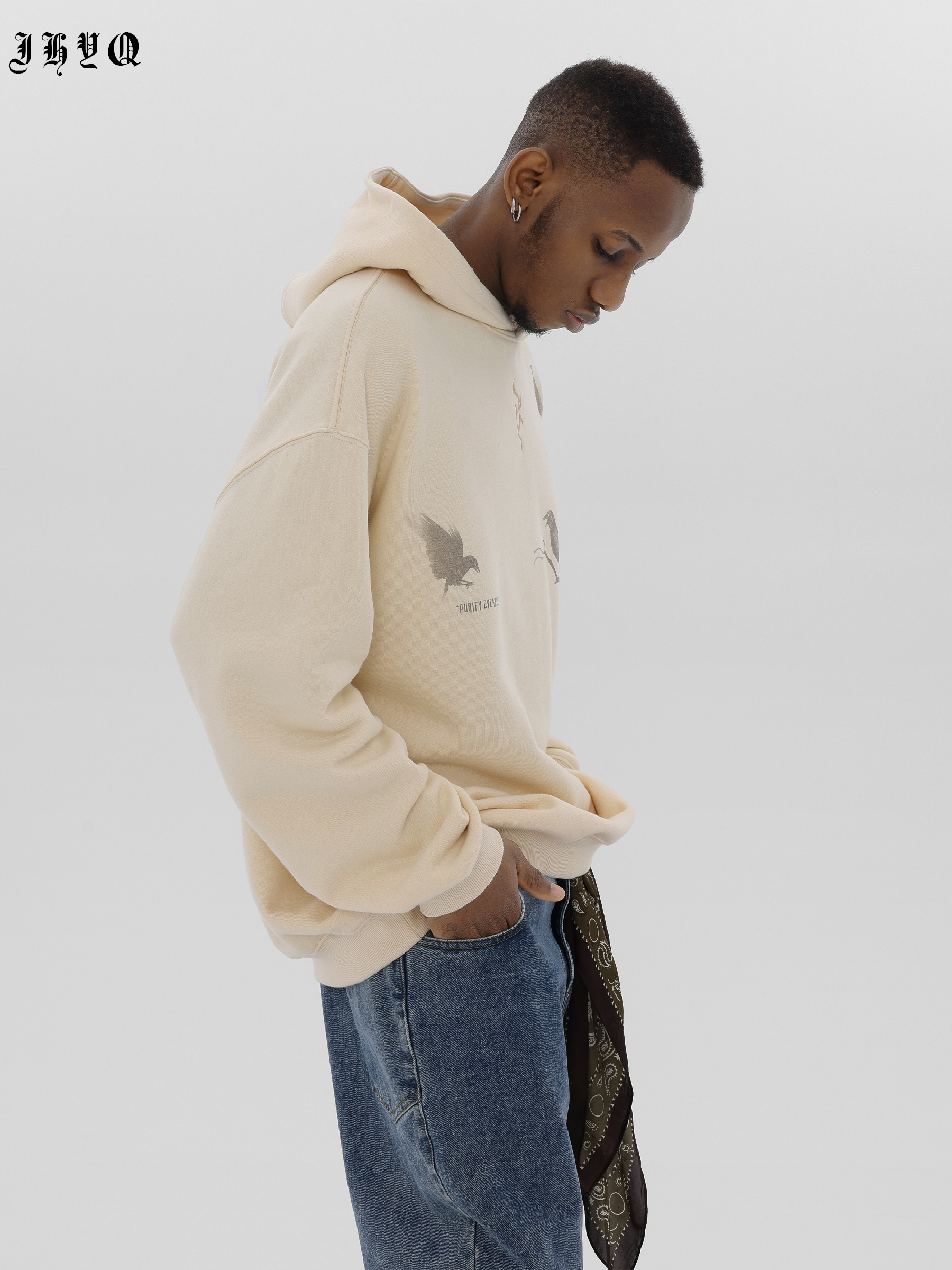 JHYQ Man's hooded sweatshirt J 009 Streetwear, JHYQ-A142