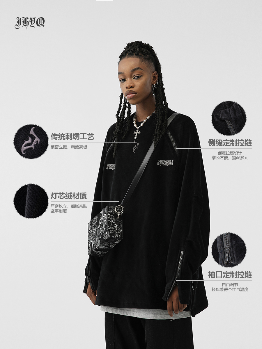 JHYQ Man's and Women's crew neck sweatshirt J 004 Streetwear, JHYQ-A115