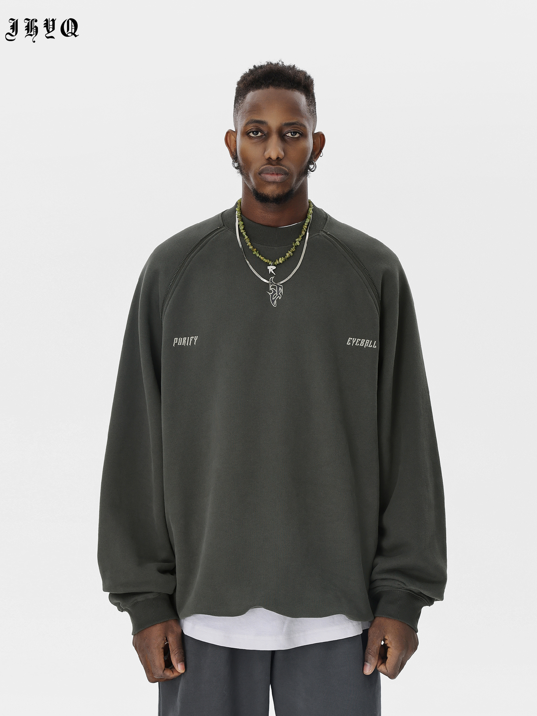 JHYQ Man's and Women's crew neck sweatshirt J 010 Streetwear, JHYQ-A139