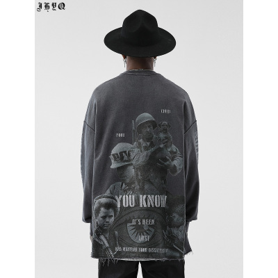 JHYQ Man's and Women's crew neck sweatshirt J 016 Streetwear, JHYQ-A034