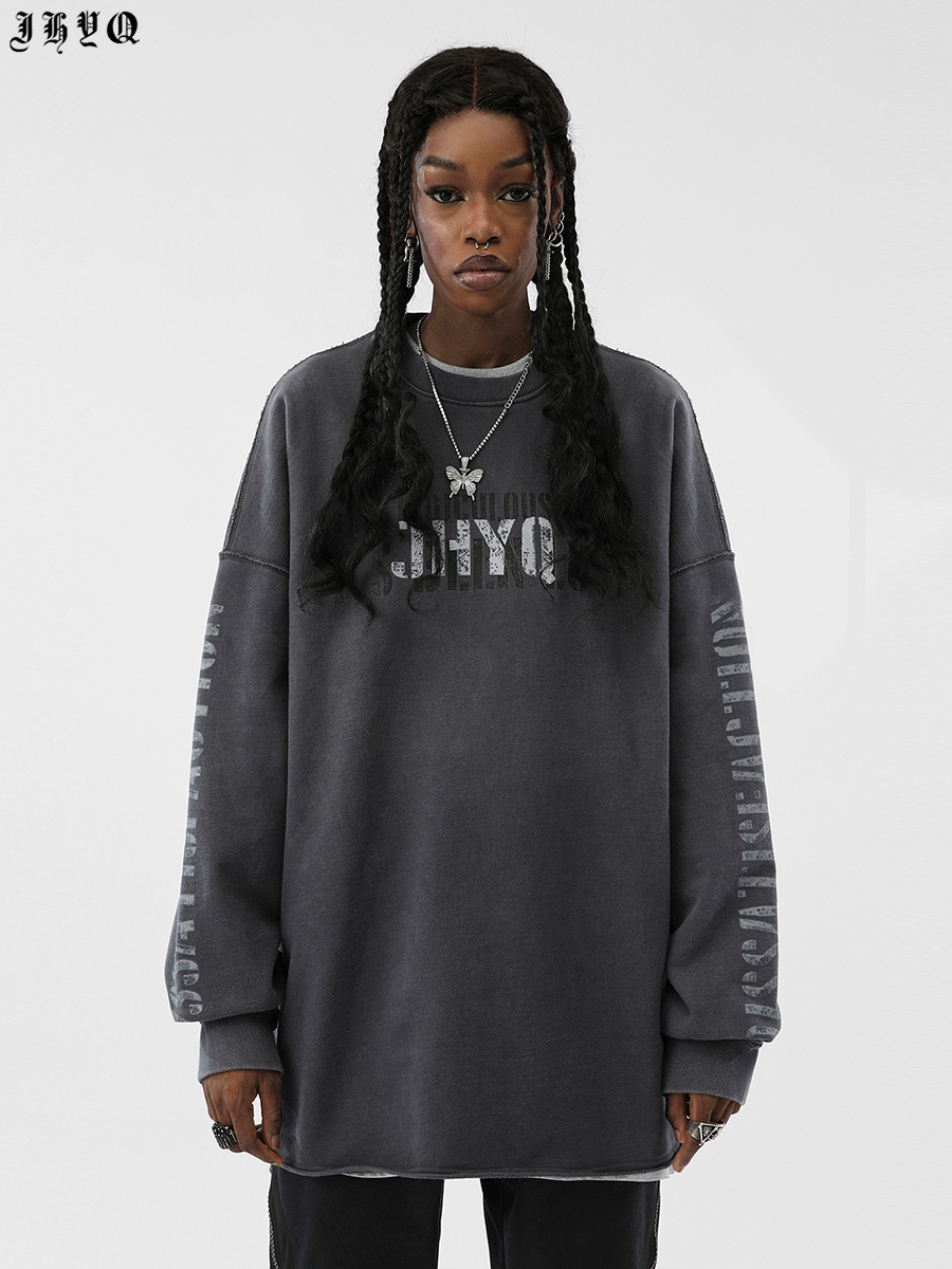 JHYQ Man's and Women's crew neck sweatshirt J 016 Streetwear, JHYQ-A034