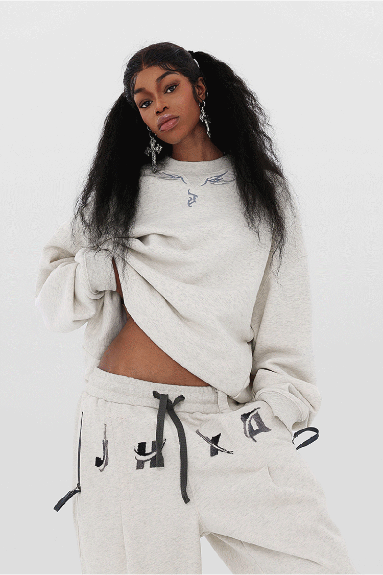 JHYQ Women's crew neck sweatshirt J 012 Streetwear, JHYQ-A140