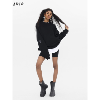 JHYQ Women's crew neck sweatshirt J 012 Streetwear, JHYQ-A143