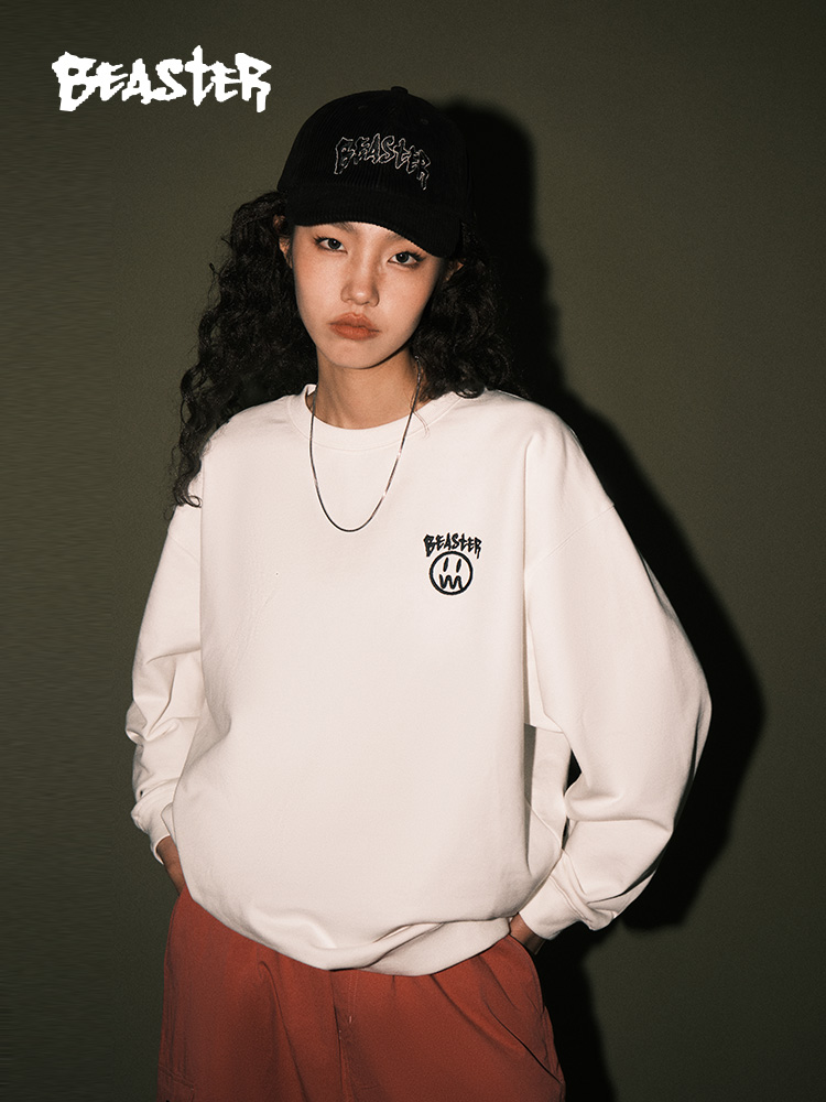Beaster Man's and Women's Round neck sweatshirt BR L004 Streetwear, B31508Z203