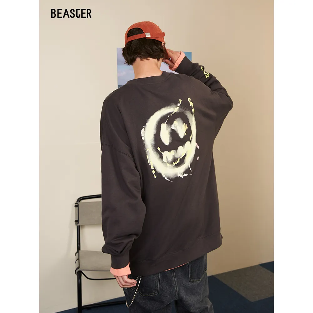 Beaster Man's and Women's Round neck sweatshirt BR L015 Streetwear, B036081118