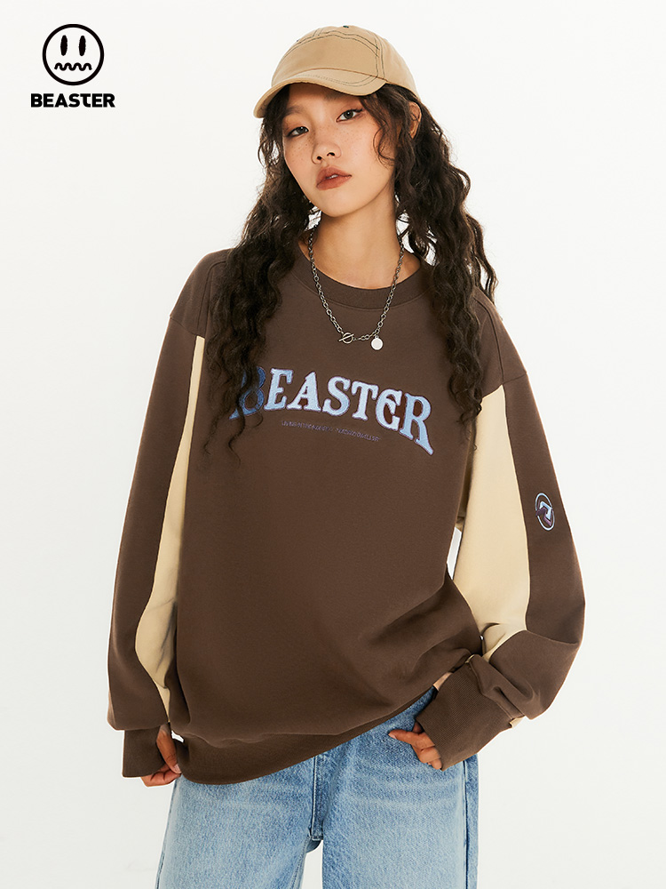 Beaster Man's and Women's Round neck sweatshirt BR L025 Streetwear, B24408A083-137761