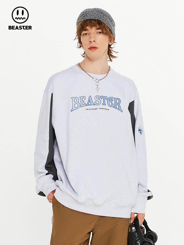 Beaster Man's and Women's Round neck sweatshirt BR L025 Streetwear, B24408A083-137761