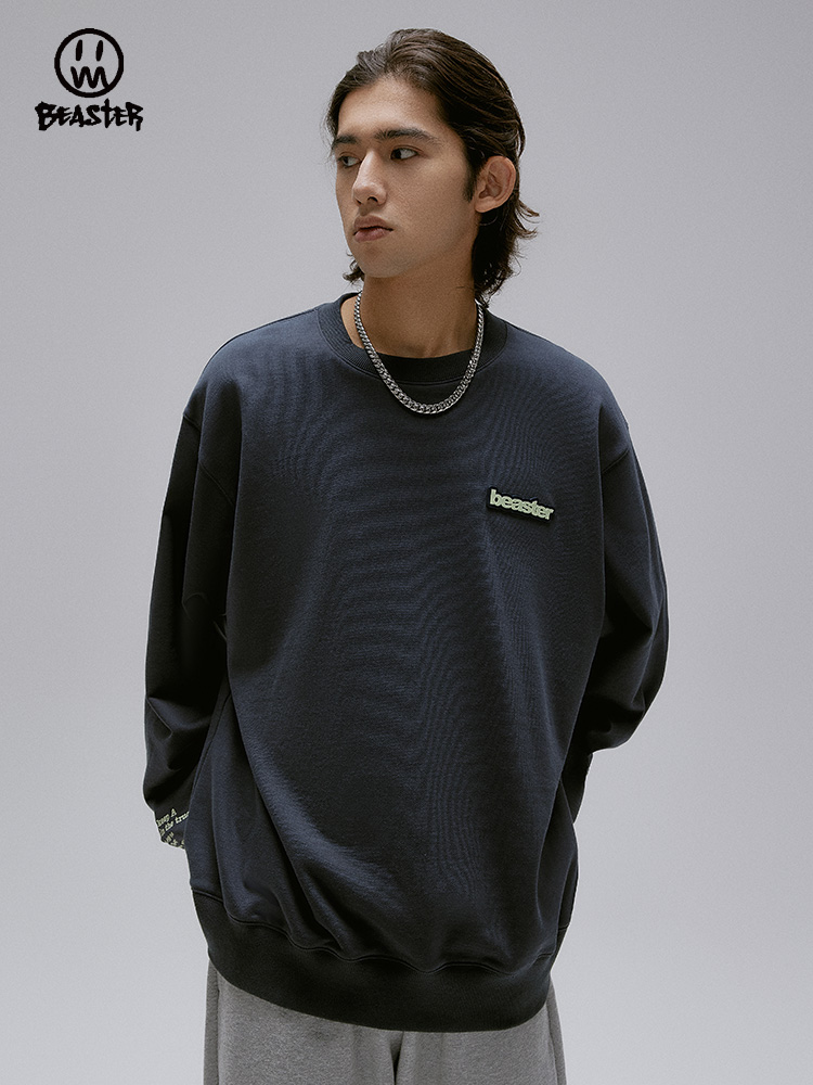 Beaster Man's and Women's Round neck sweatshirt BR L035 Streetwear, B31208G029