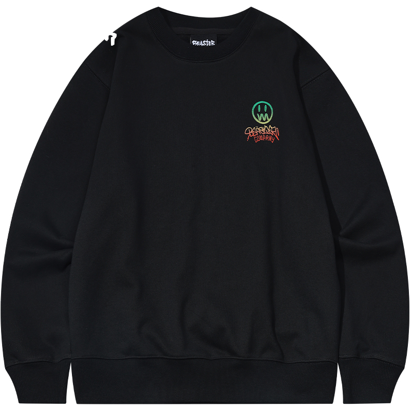 Beaster Man's Round neck sweatshirt BR L041 Streetwear, B34208B316