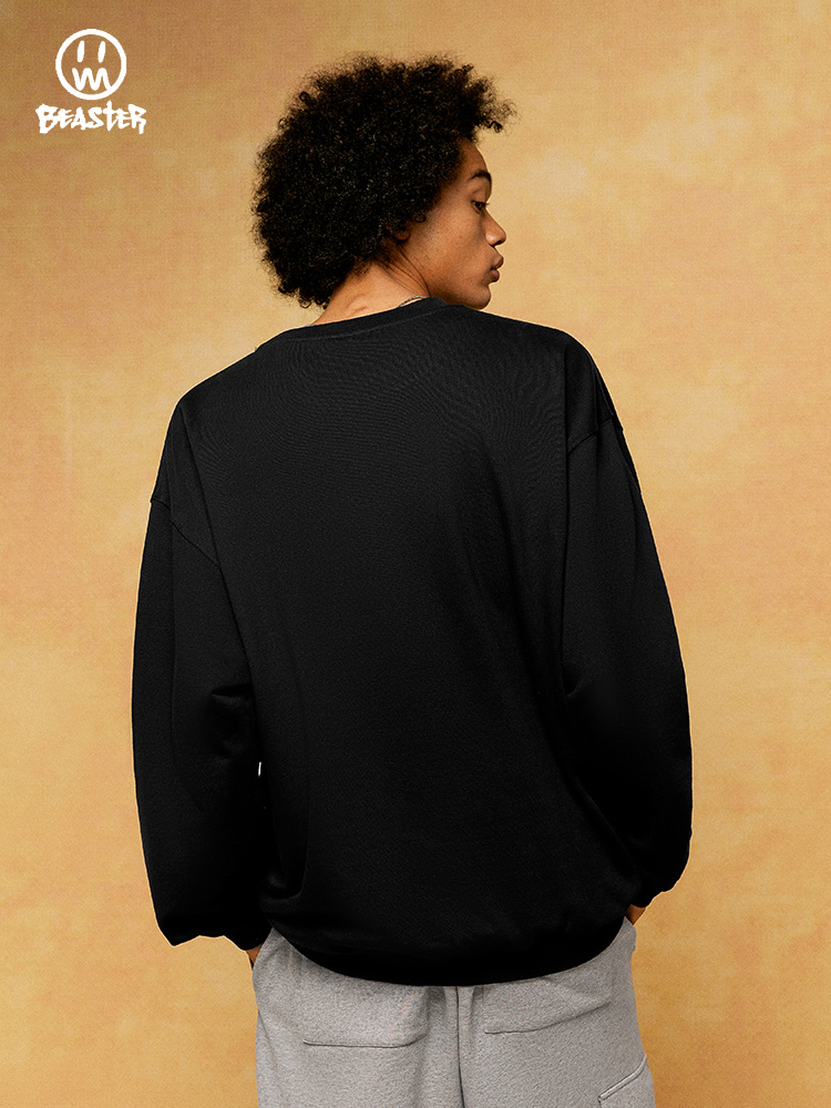 Beaster Man's and Women's Round neck sweatshirt BR L043 Streetwear, B32008B209