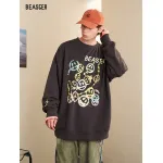 Beaster Man's and Women's Round neck sweatshirt BR L054 Streetwear, B036081118-132219