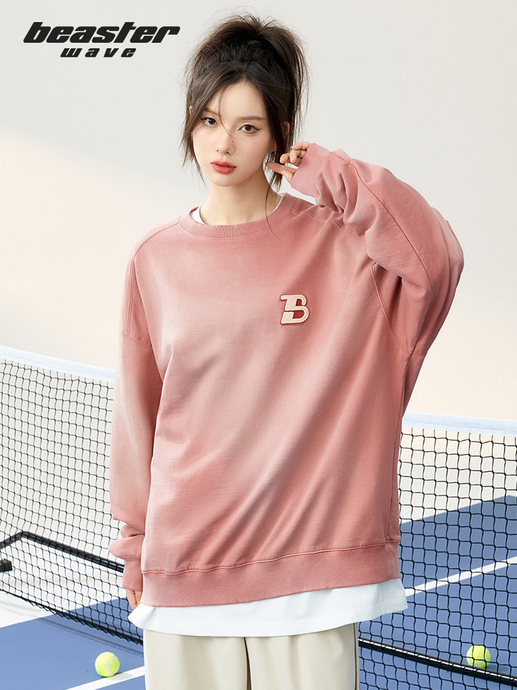 Beaster Man's and Women's Round neck sweatshirt BR L056 Streetwear, B23408L046