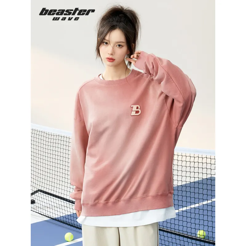 Beaster Man's and Women's Round neck sweatshirt BR L056 Streetwear, B23408L046