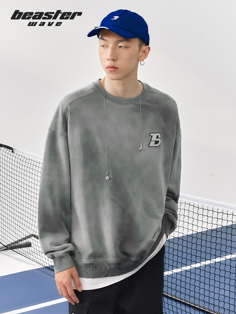 Beaster Man's and Women's Round neck sweatshirt BR L056 Streetwear, B23408L046