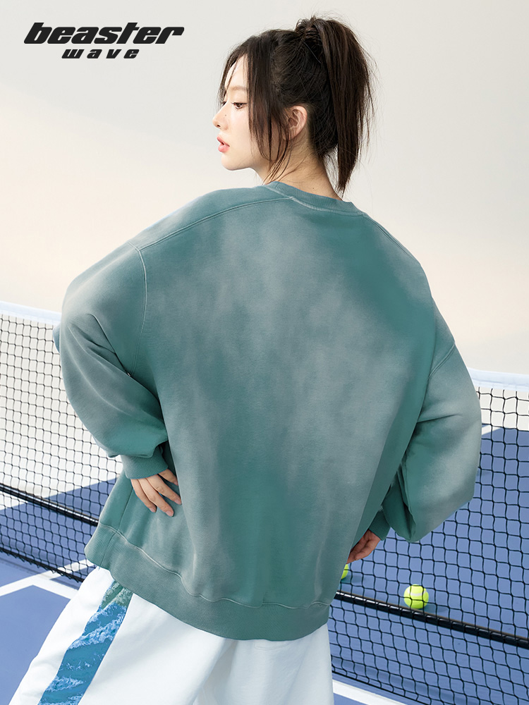 Beaster Man's and Women's Round neck sweatshirt BR L056 Streetwear, B23408L046