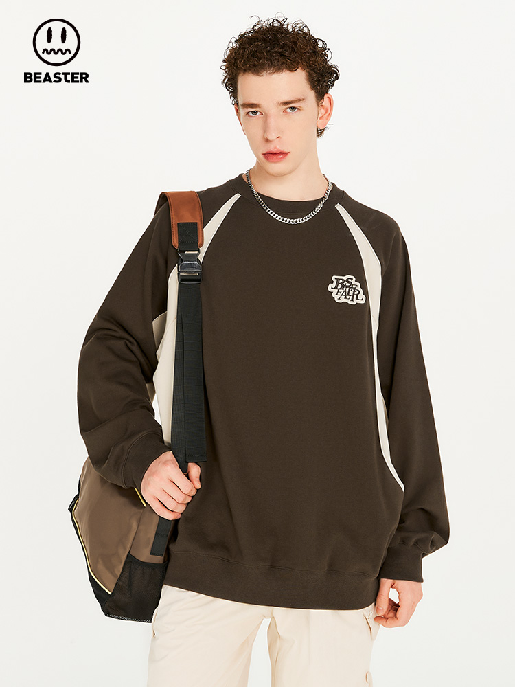 Beaster Man's and Women's Round neck sweatshirt BR L061 Streetwear, B24208W061