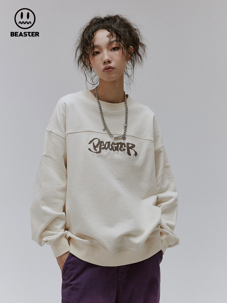 Beaster Man's and Women's Round neck sweatshirt BR L066 Streetwear, B24508G026
