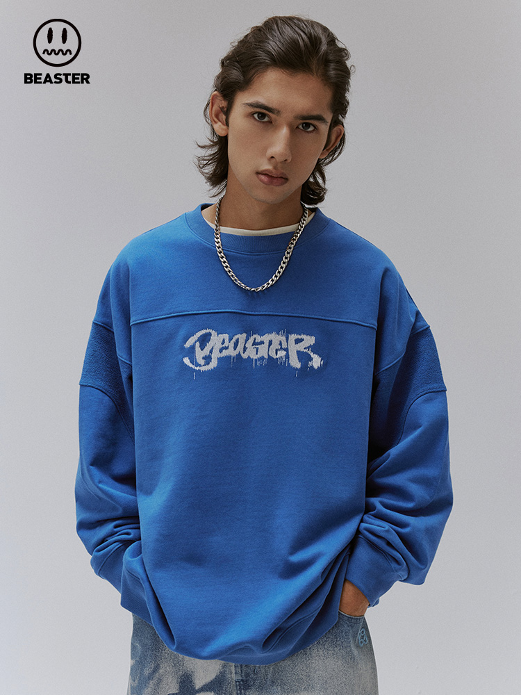 Beaster Man's and Women's Round neck sweatshirt BR L066 Streetwear, B24508G026