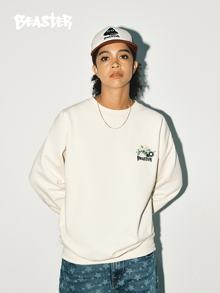 Beaster Man's and Women's Round neck sweatshirt BR L076 Streetwear, B34208X251