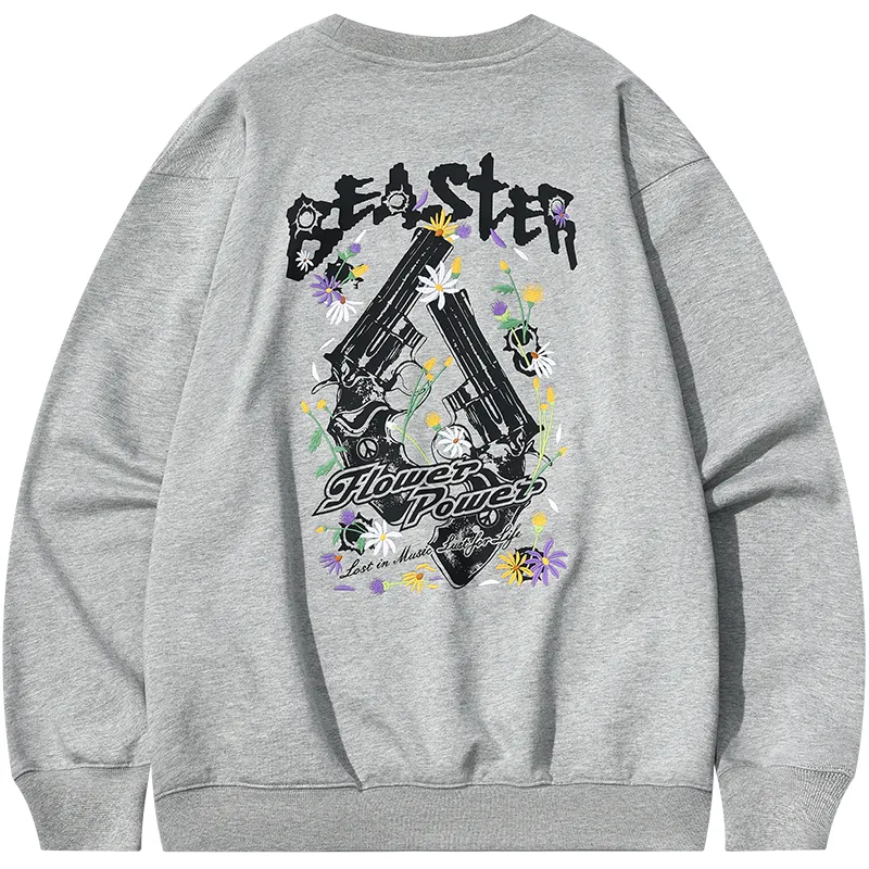 Beaster Man's and Women's Round neck sweatshirt BR L076 Streetwear, B34208X251