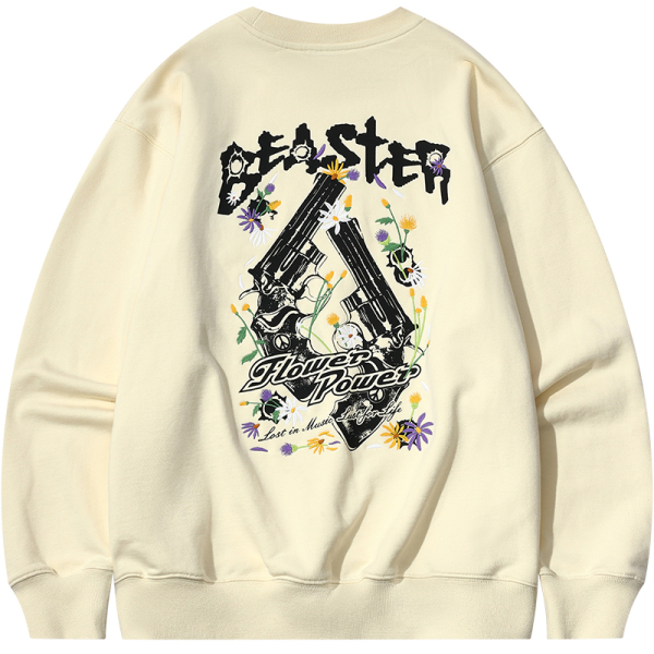 Beaster Man's and Women's Round neck sweatshirt BR L076 Streetwear, B34208X251