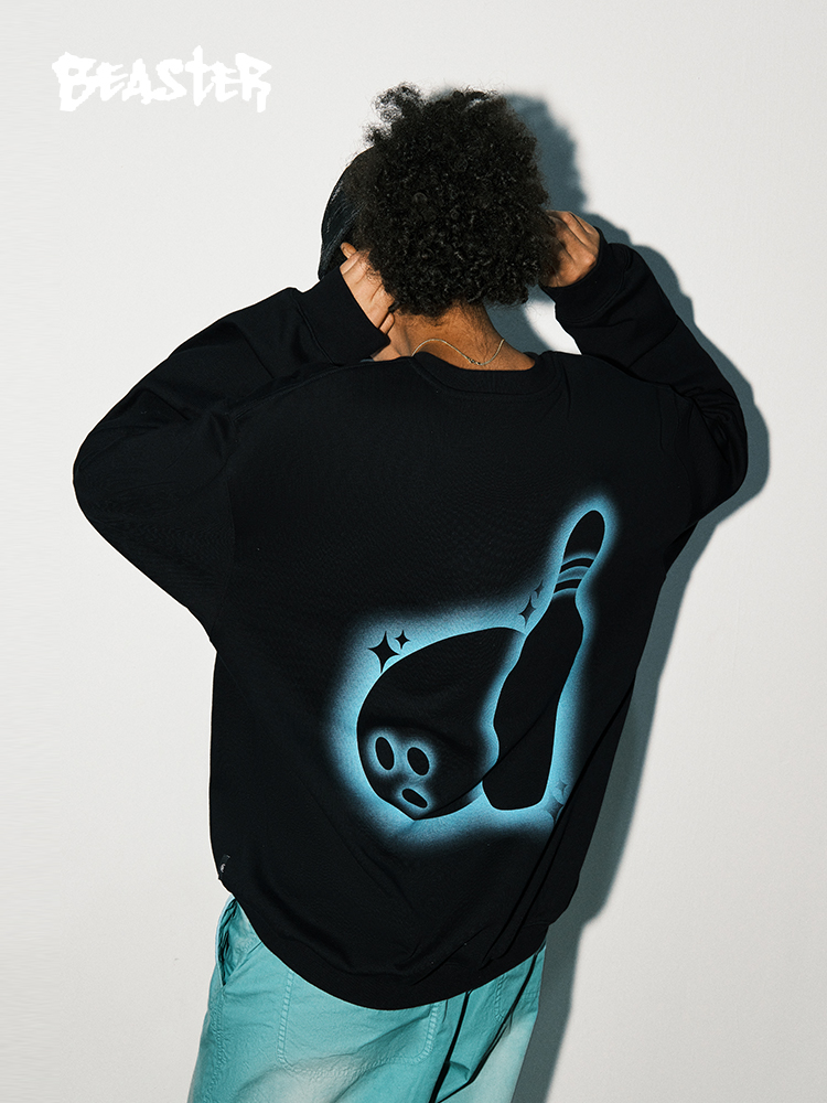 Beaster Man's and Women's Round neck sweatshirt BR L085 Streetwear, B34108C219