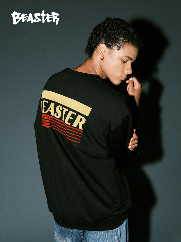Beaster Man's and Women's Round neck sweatshirt BR L125 Streetwear, B34208Q225