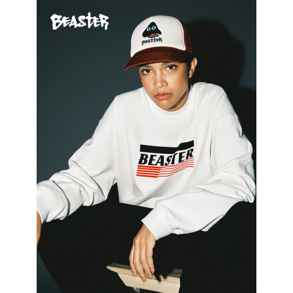 Beaster Man's and Women's Round neck sweatshirt BR L125 Streetwear, B34208Q225