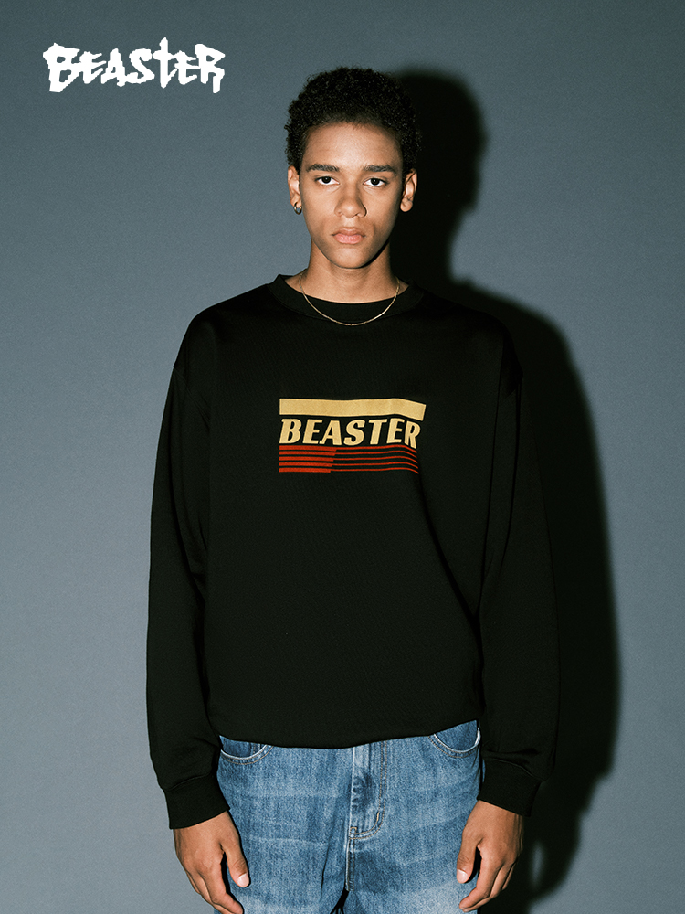 Beaster Man's and Women's Round neck sweatshirt BR L125 Streetwear, B34208Q225