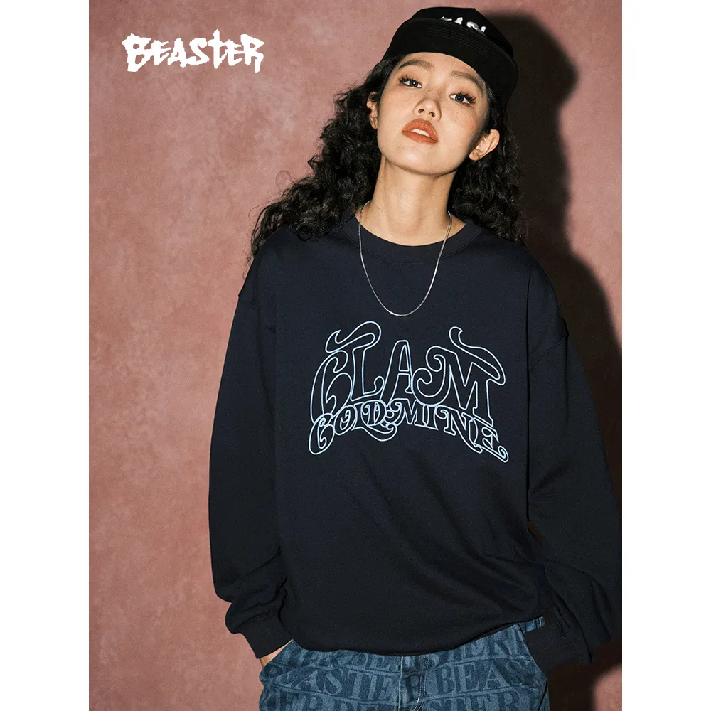 Beaster Man's and Women's Round neck sweatshirt BR L126 Streetwear, B33208A213