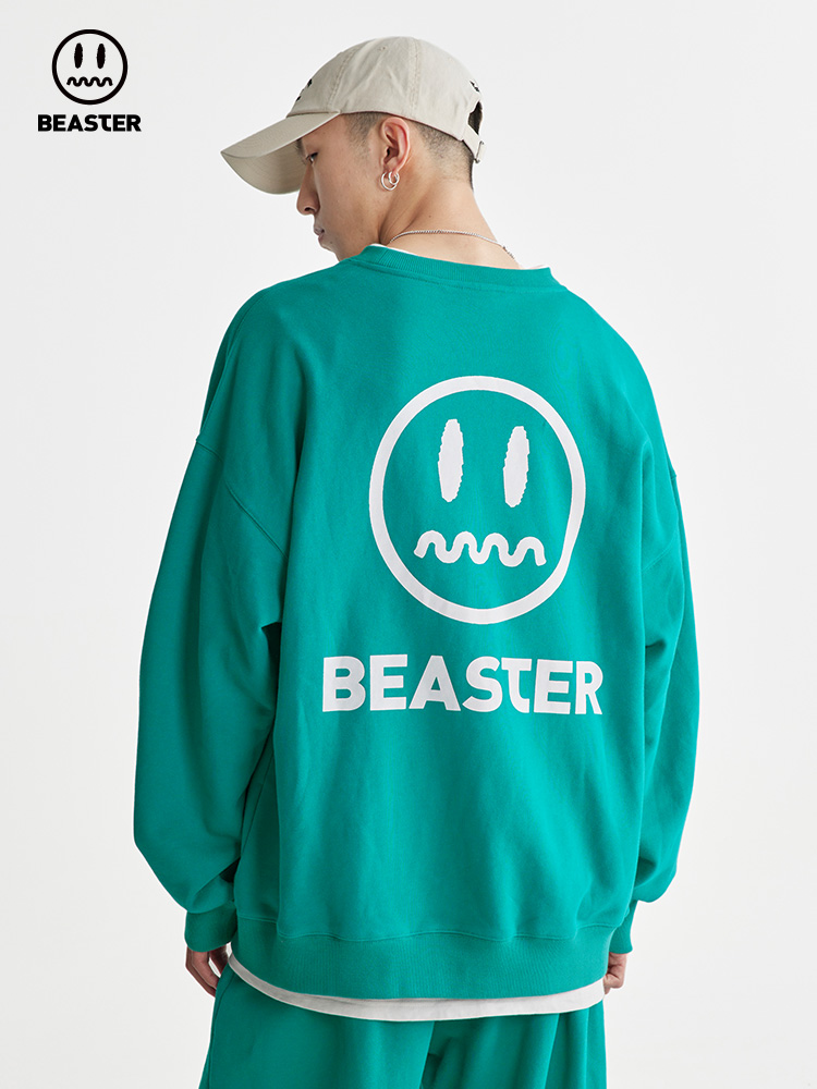 Beaster Man's and Women's Round neck sweatshirt BR L135 Streetwear, B21108S019