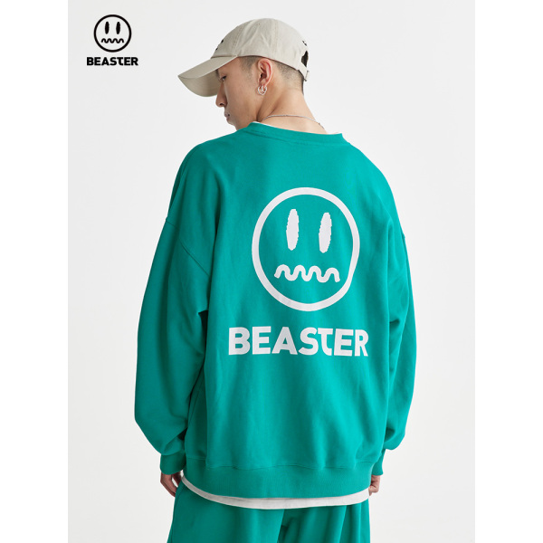 Beaster Man's and Women's Round neck sweatshirt BR L135 Streetwear, B21108S019